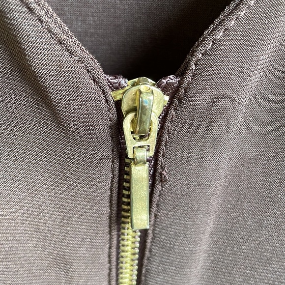 Brown stretchy jumpsuit - Picture 7 of 9